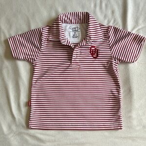 Oklahoma Sooners Garb Toddler Carson Polo - Crimson/White